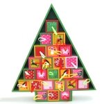 Advent Tree with Drawers